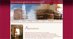 Desktop Screenshot of apartamenty-rynek.sandomierskie.pl